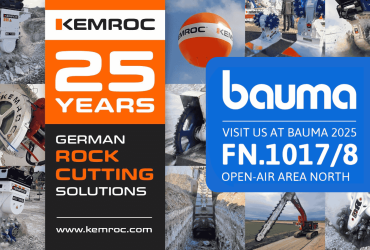 KEMROC at bauma 2025 in Munich: Proud Anniversary in Rock Cutting