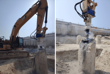‘‘3 to 4 Piles per Hour’’. That’s How KEMROC KRX 110 Power Tool Maximize Productivity and Cut Costs. Pile Cutting Reinvented: Speed, Precision, and Reliability with KEMROC in UAE
