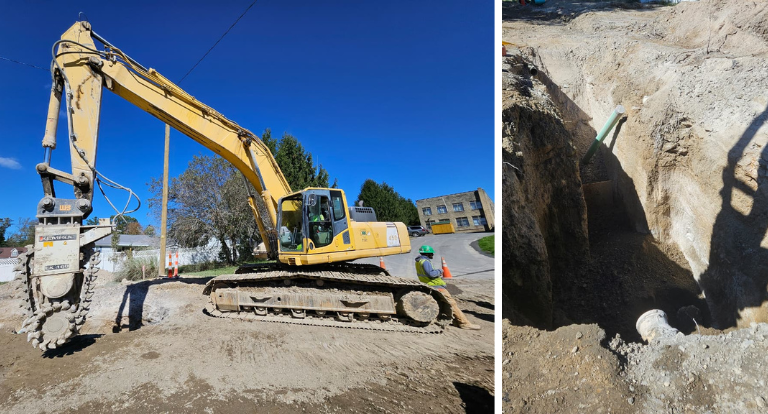 EK Chain Cutter in the U.S for Trenching