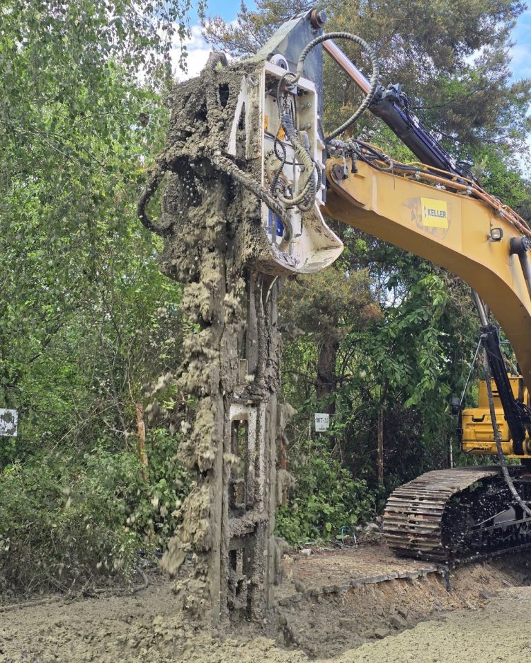 Kemsolid KSI 12000 in foundation work