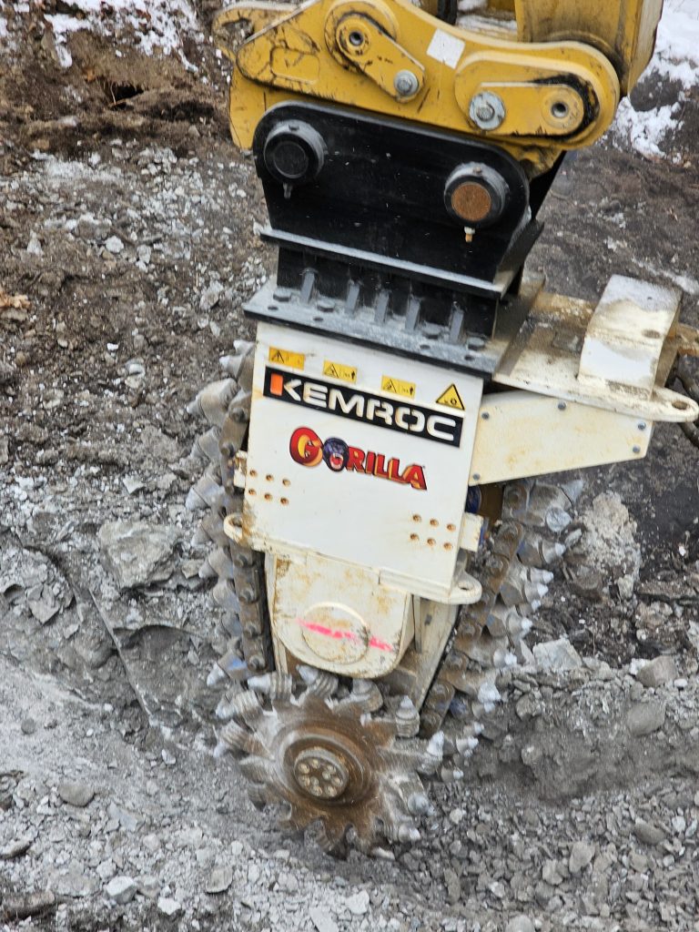 Trenching Reinvented with KEMROC Chain Cutter in the U.S