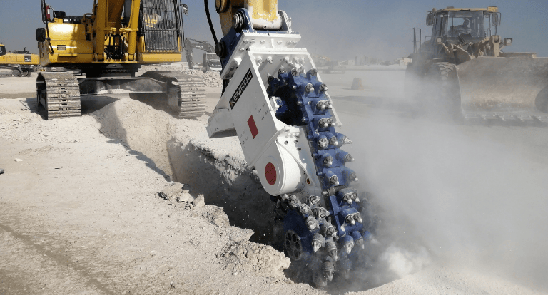 EK 150 Chain Cutter Attachment for Heavy Excavators