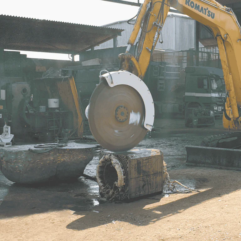 KEMROC KDS Diamond Saw recycling metal