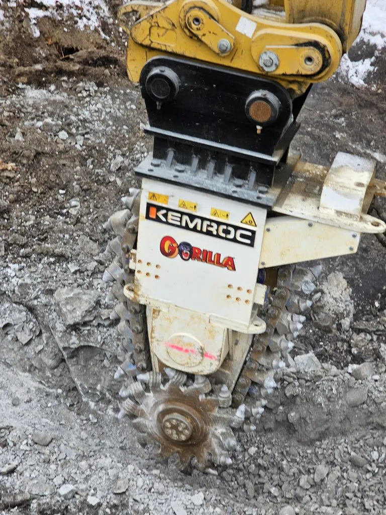 Trenching Reinvented with KEMROC Chain Cutter in the U.S