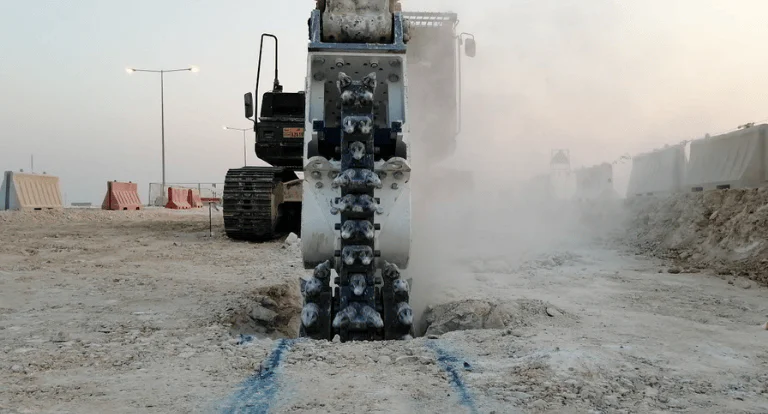 EK 110 Infrastructure Excavator Chain Cutter