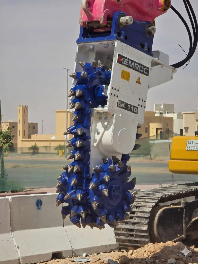 Long-Distance Rock Trenching in Saudi Arabia 